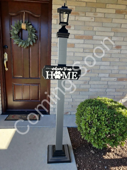 Outdoor Welcome Sign